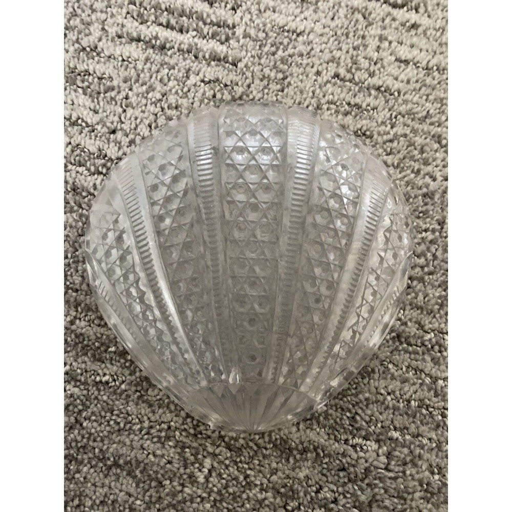 Vintage Clear Glass Sea Shell Candy Trinket Dish - Picture 2 of 4